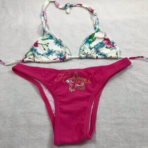 Recco Brazilian bright floral print bikini